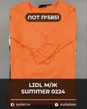 Купить LIDL Summer м/ж 022024#14 кг, ЛОТ №5851 оптом в Петрозаводске и Карелии