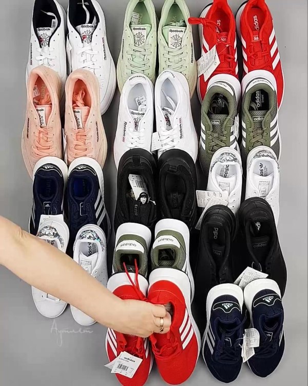 Фотография  736 - Кроссовки Adidas+Reebok#15 шт, ЛОТ №6145 оптом в Петрозаводске и Карелии