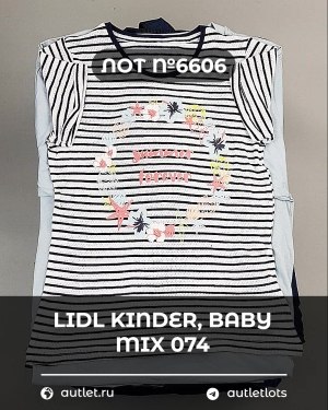 Купить LIDL Kinder Baby Winter 074#7 кг, ЛОТ №6606 оптом в Петрозаводске и Карелии
