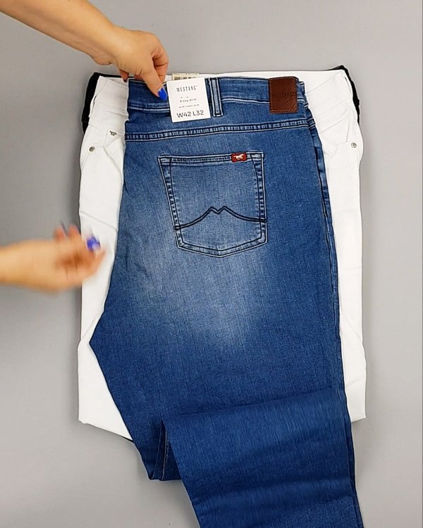 Фотография  551 - Джинсы MUSTANG м/ж#5 кг, ЛОТ №6957 оптом в Петрозаводске и Карелии