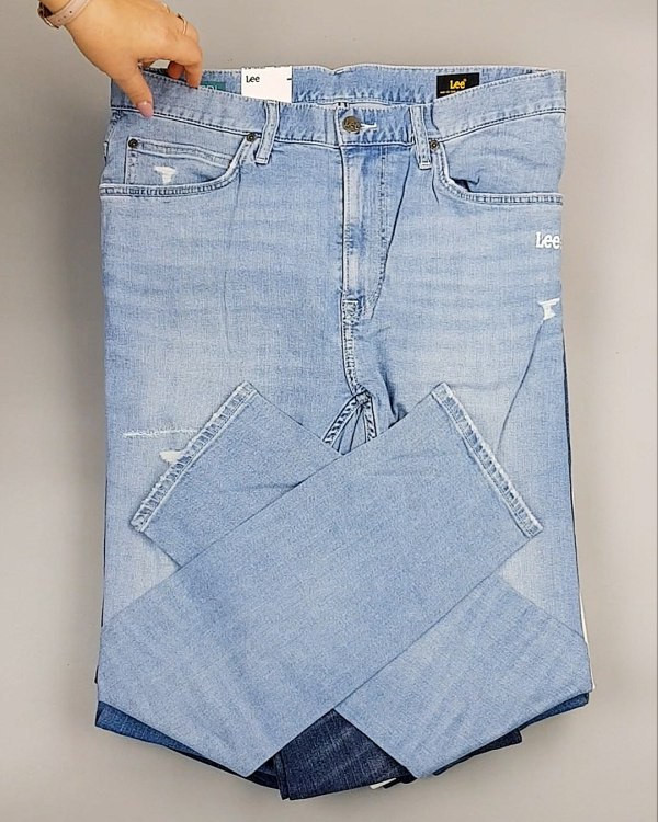 Фотография  806 - Джинсы LEE м/ж#7,5 кг, ЛОТ №7031 оптом в Петрозаводске и Карелии