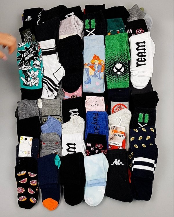 Фотография  838 - Носки дети СТОК зима#5 кг, ЛОТ №6988 оптом в Петрозаводске и Карелии