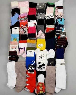 Купить Носки дети СТОК зима#5 кг, ЛОТ №6986 оптом в Петрозаводске и Карелии