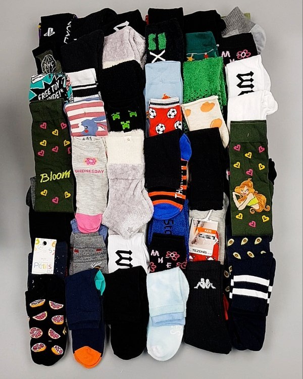 Фотография  143 - Носки дети СТОК зима#5 кг, ЛОТ №6988 оптом в Петрозаводске и Карелии