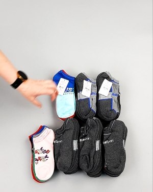 Фотография  548 - Носки дети лето CAN 084#5 кг, ЛОТ №8001 оптом в Петрозаводске и Карелии