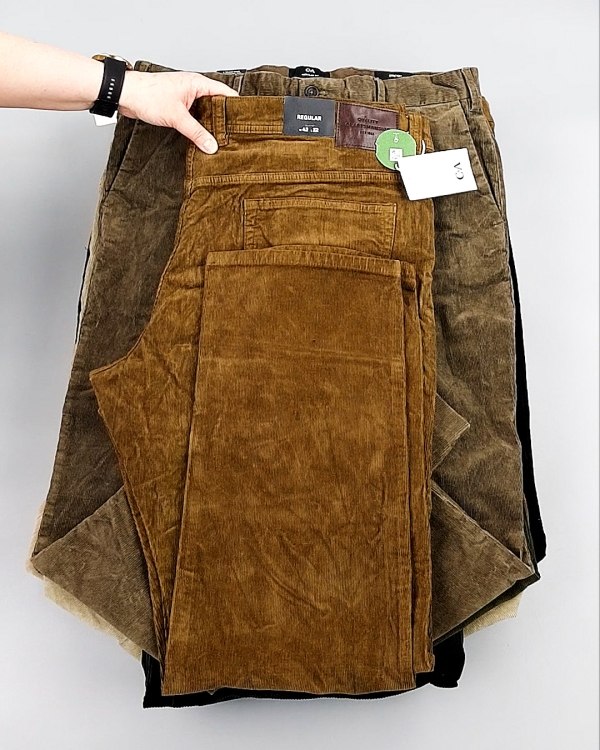 Фотография  783 - Брюки вельветовые м/ж C&A 025#10 кг, ЛОТ №8031 оптом в Петрозаводске и Карелии