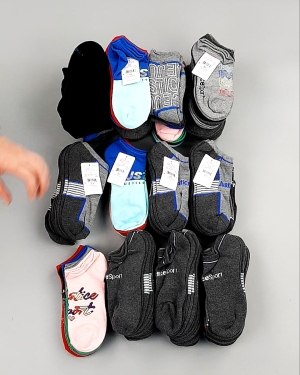 Фотография  645 - Носки дети лето CAN 084#5 кг, ЛОТ №8001 оптом в Петрозаводске и Карелии