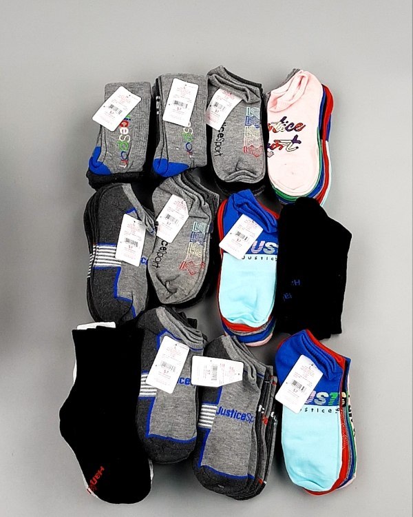 Фотография  877 - Носки дети лето CAN 084#5 кг, ЛОТ №8000 оптом в Петрозаводске и Карелии