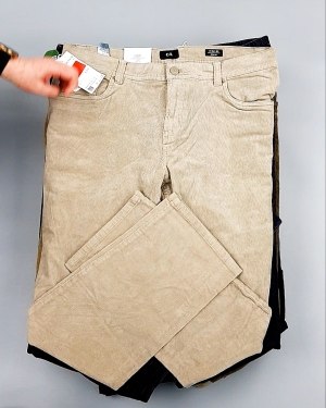 Фотография  373 - Брюки вельветовые м/ж C&A 025#10 кг, ЛОТ №7902 оптом в Петрозаводске и Карелии