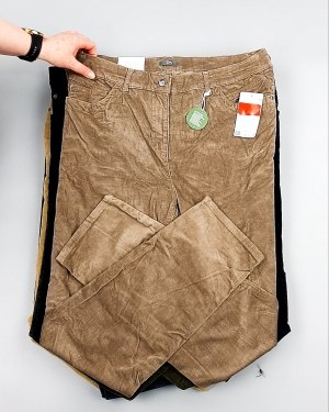 Фотография  257 - Брюки вельветовые м/ж C&A 025#10 кг, ЛОТ №7902 оптом в Петрозаводске и Карелии