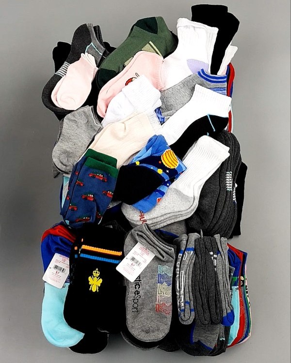 Фотография  141 - Носки дети лето CAN 084#5 кг, ЛОТ №8000 оптом в Петрозаводске и Карелии