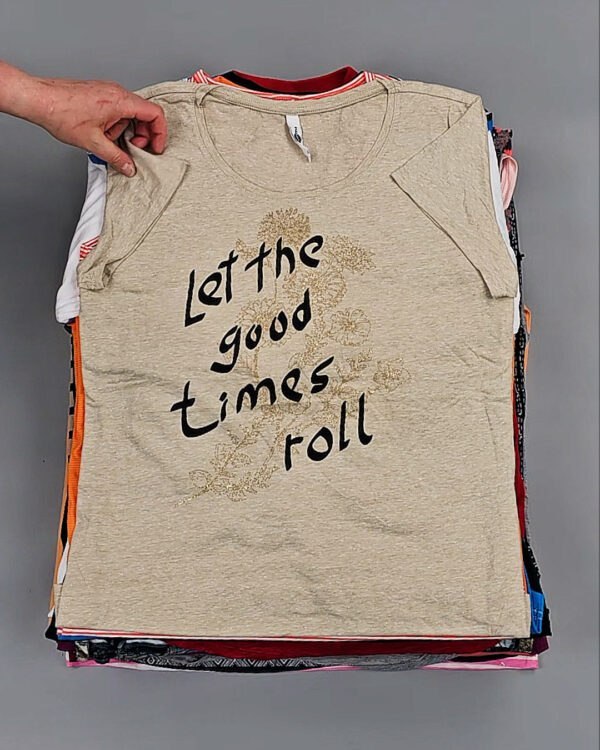 Фотография  833 - Футболки м/ж Cr+Ex#8 кг, ЛОТ № ВК0100 оптом в Петрозаводске и Карелии