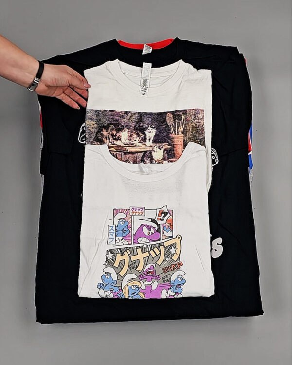 Фотография  818 - Футболки м/ж (Printed T-Shirts New)#5 кг, ЛОТ №8511 оптом в Петрозаводске и Карелии