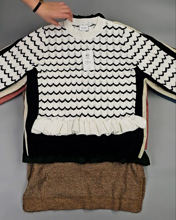 Фотография  721 - Джемпера VILA W 104#7 кг, ЛОТ СТ-9994 оптом в Петрозаводске и Карелии