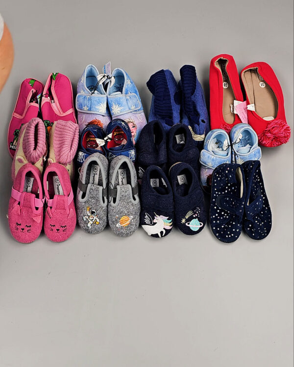 Фотография  550 - Обувь домашняя дети СТОК 065#3,3 кг, ЛОТ СТ-9728 оптом в Петрозаводске и Карелии