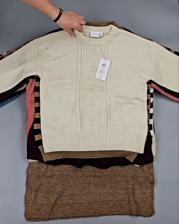 Фотография  472 - Джемпера VILA W 104#7 кг, ЛОТ СТ-9992 оптом в Петрозаводске и Карелии