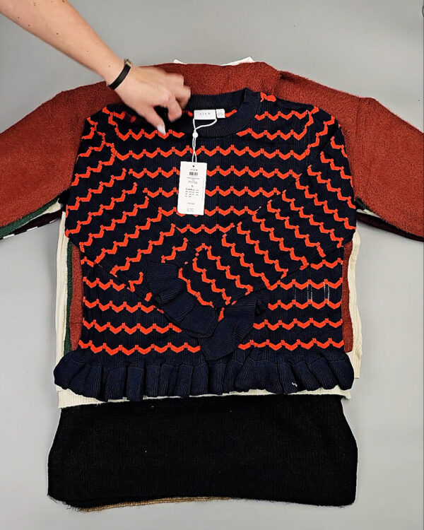 Фотография  896 - Джемпера VILA W 104#7 кг, ЛОТ СТ-9991 оптом в Петрозаводске и Карелии