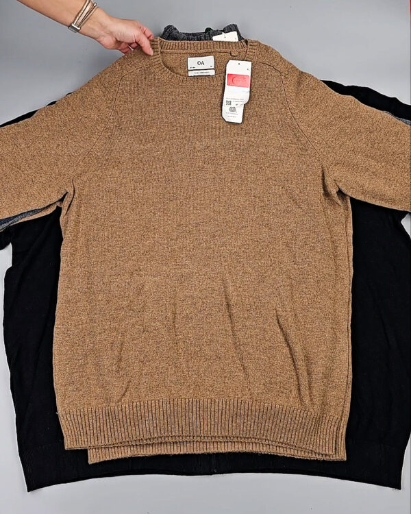 Фотография  413 - Джемпера мужские C&A 025#7,6 кг, ЛОТ СТ-10006 оптом в Петрозаводске и Карелии