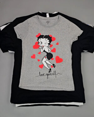 Футболки м/ж (Printed T-Shirts New) - Сток оптом